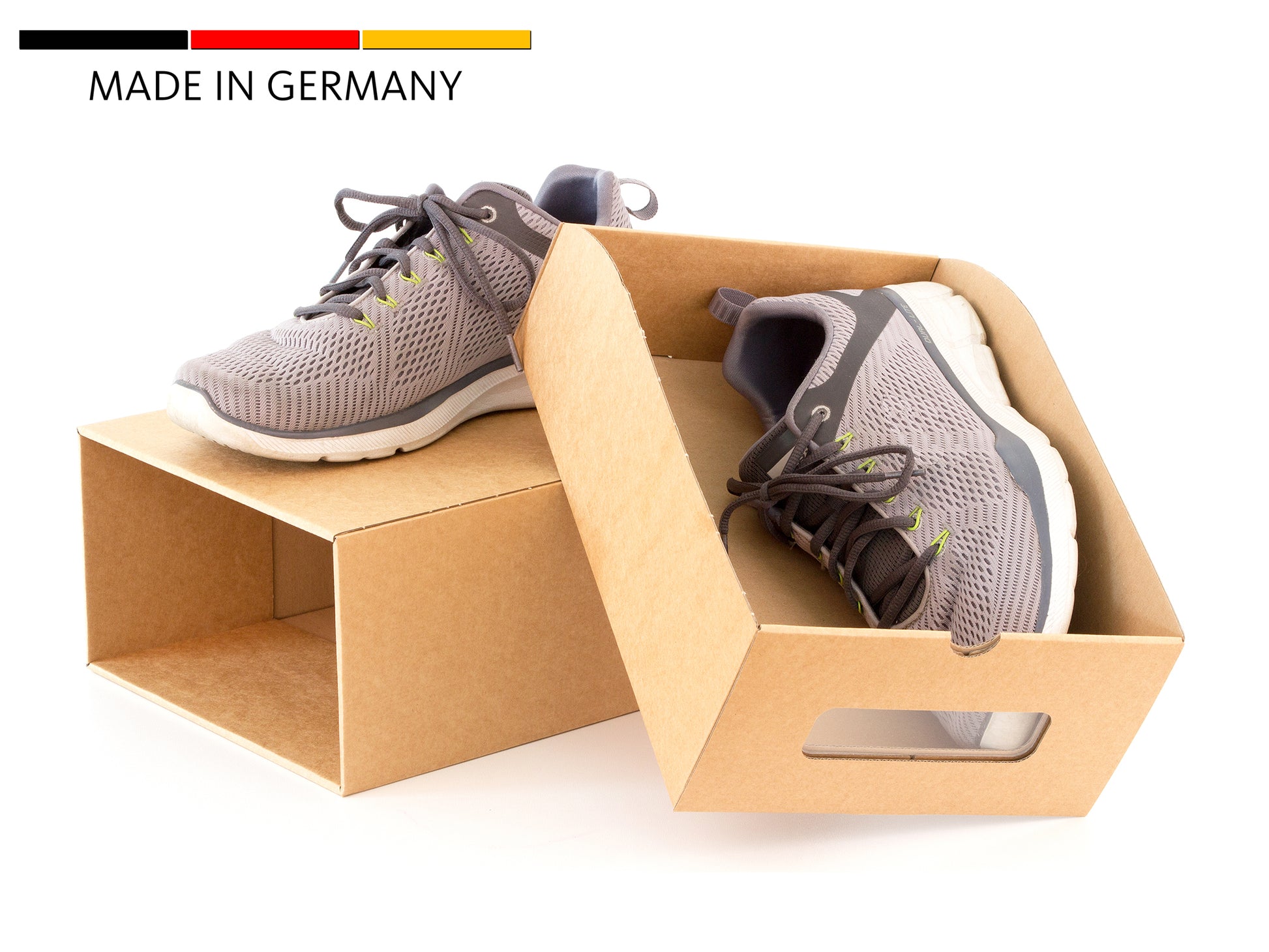 Schubladenbox Pappe 30x mit Sichtfenster stapelbar 2