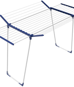26 m Teleskop Wäscheständer Flügelwäscheständer Flügelwäschetrockner Jumbo XXL