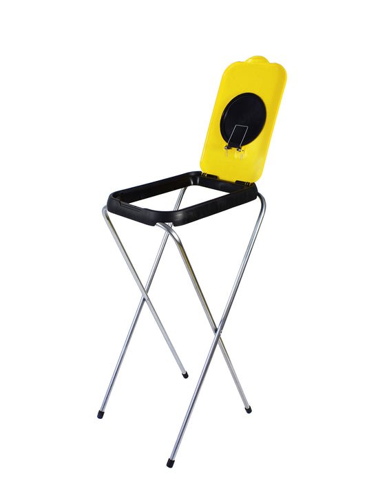 Müllsackständer SwingFix Gelb 1x 120L Blauer Gelber Sack Einer Mülleimer Müllbeutelständer 2