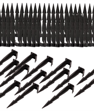 100er Set Erdspieße für Bewässerung 16 cm 2 Widerhaken für starken Halt UV-beständig Erdanker