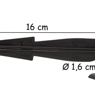 100er Set Erdspieße für Bewässerung 16 cm 2 Widerhaken für starken Halt UV-beständig Erdanker 3