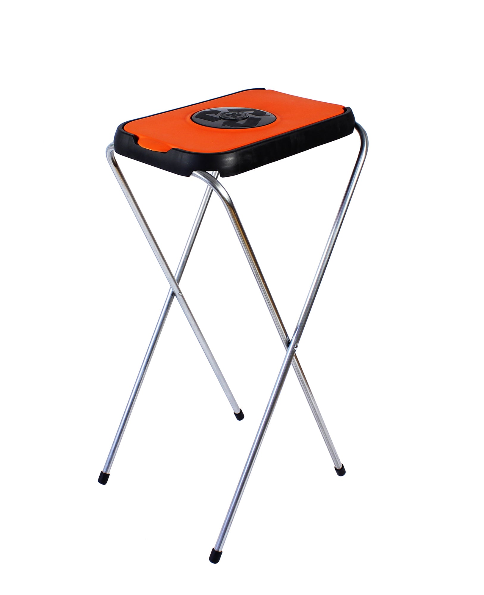 BigDean Müllsackständer SwingFix Orange 1x 120L Blauer Gelber Sack Einer Mülleimer Müllbeutelständer Müllsackhalter 120L image 1