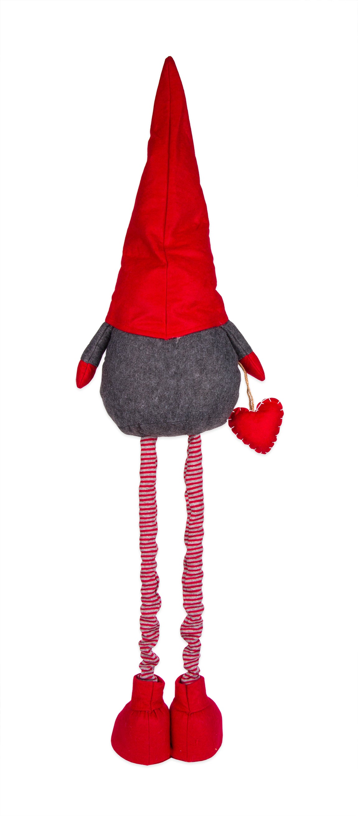 XXL Wichtel aus Filz mit Teleskop-Beinen 90-120 cm groß, 1,2 kg schwer - Deko-Figur für Weihnachten 5