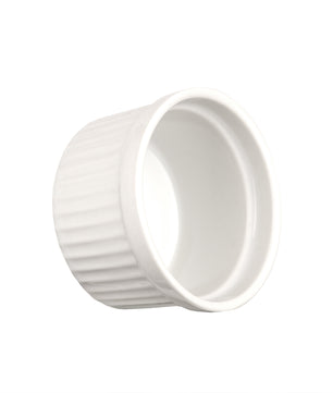 BigDean 12x Souffle Förmchen 11 x 5,5 cm 260 ml in weiß - Feuerfeste Förmchen aus Keramik - runde  4