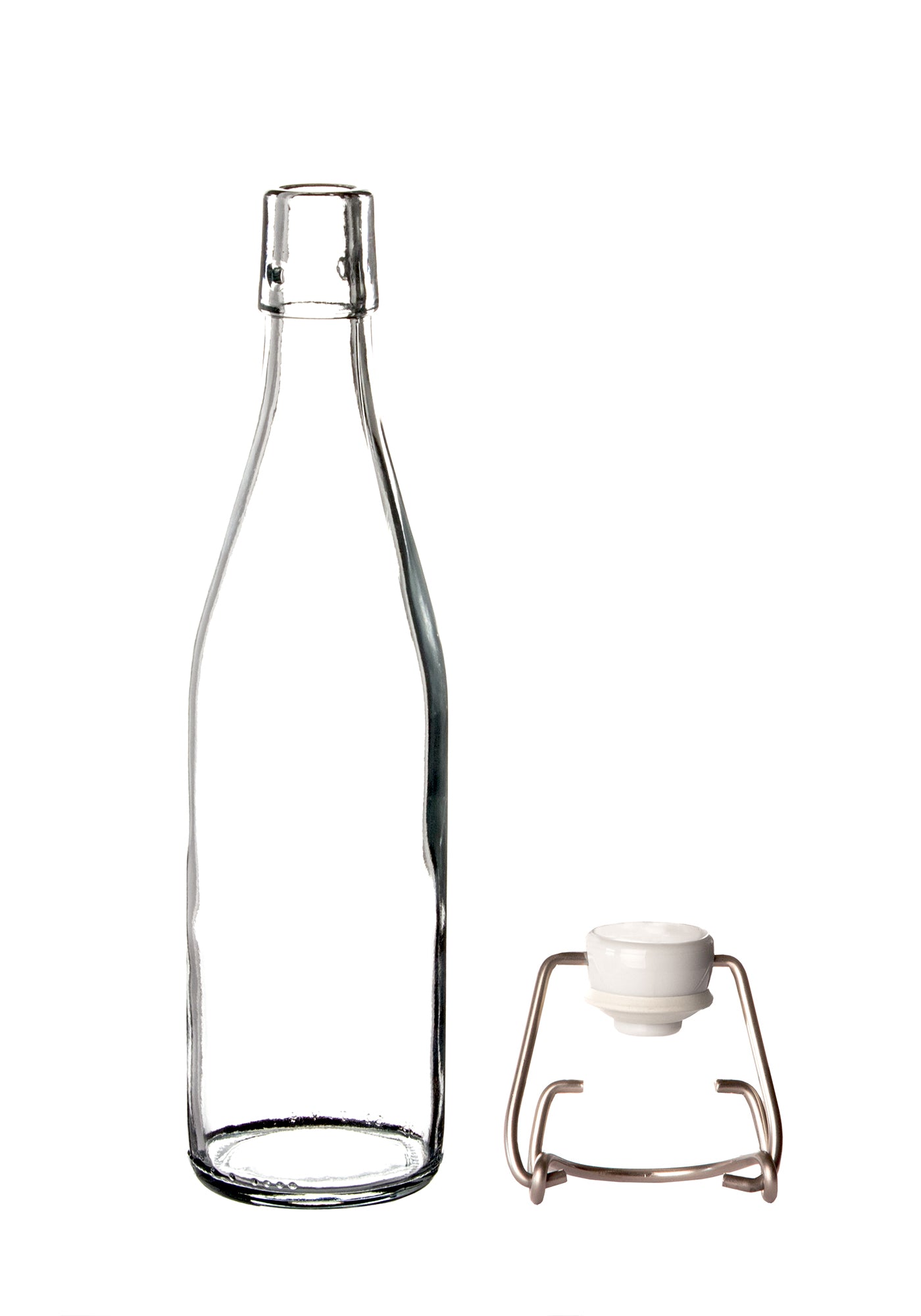 12x Glasflaschen mit Bügelverschluss 500 ml - Draht-Bügelflasche zum Ansetzen von Ölen, Alkohol 3