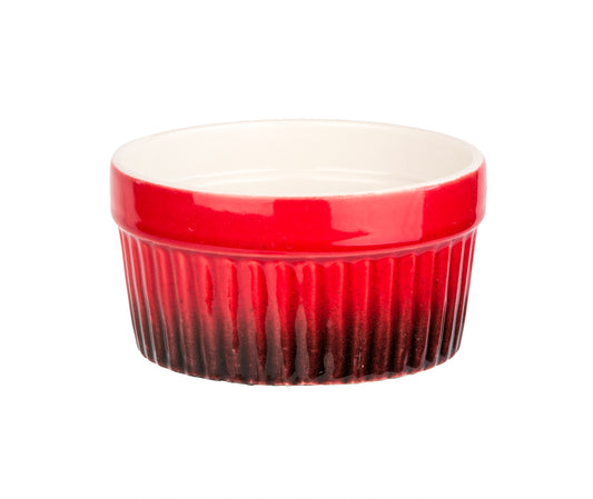 12x Ragout Fin-Schalen 9 cm 200 ml - Rot - Feuerfest - Aus Keramik - Für Crème Brûlée - Schälchen 2