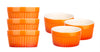 12x Ragout Fin-Schalen 9 cm 200 ml - Orange - Feuerfest - Aus Keramik - Für Crème Brûlée - Schälchen 3