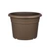 3x Blumentopf Ø 15 cm Farbe Taupe Kunststoff Pflanztopf Containertopf Übertopf Pflanzkübel rund 4