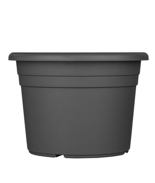 6x Blumentopf Ø 30 cm Farbe Anthrazit Kunststoff Pflanztopf Containertopf Übertopf Pflanzkübel rund 2