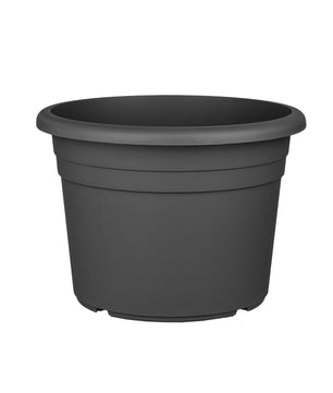 6x Blumentopf Ø 35 cm Farbe Anthrazit Kunststoff Pflanztopf Containertopf Übertopf Pflanzkübel rund 4