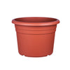 3x Blumentopf Ø 15 cm Farbe Terrakotta Kunststoff Pflanztopf Containertopf Übertopf Pflanzkübel rund 4