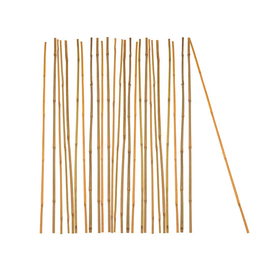 25x Pflanzstab Bambusstab 105 cm x 8 - 10 mm Bambus Rankhilfe Pflanzstab Tonkinstab 100% Naturprodukt Pflanzstäbe Bambusstäbe Bambusstangen