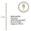 25x Pflanzstab Bambusstab 105 cm x 8 - 10 mm Bambus Rankhilfe Pflanzstab Tonkinstab 100% Naturproduk 5