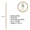 25x Pflanzstab Bambusstab 90 cm x 6 - 8 mm Bambus Rankhilfe Pflanzstab Tonkinstab 100% Naturprodukt 5