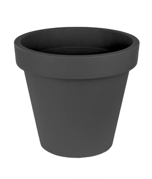 Blumentopf Ø 58 cm aus Kunststoff - Anthrazit - Pflanztopf Containertopf Übertopf Pflanzkübel rund
