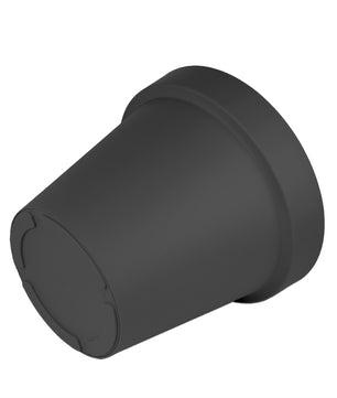 Blumentopf Ø 58 cm aus Kunststoff - Anthrazit - Pflanztopf Containertopf Übertopf Pflanzkübel rund 4