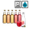 6x Glasflaschen 500ml mit Schraubverschluss in Gold - Flasche zum Befüllen 3