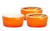 6x Souffle-Förmchen - Orange - Schälchen für Creme Brulee - Mini Auflaufform Pastetenform 2