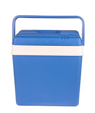 Kühlbox 24 Liter blau/weiß inkl. 6 Kühlakkus - Bis zu 11 Std. Kühlung - Thermobox aus Kunststoff 2