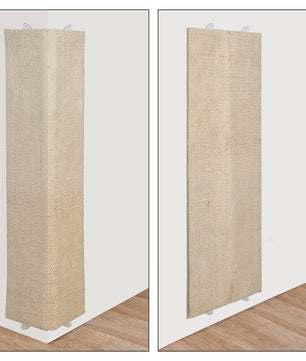 Kratzbrett Ecke Katzenbrett Kratzmöbel Wand 80cm 2
