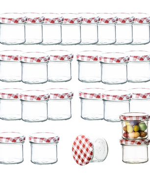 24er Set Marmeladenglas 125 ml Sturzglas Einmachglas Einweckglas TO 66