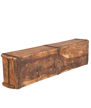 Alte Holzkiste - 58x15x10 cm - Vintage Ziegelform aus recyceltem Holz - Dekokiste Holzdeko Holzbox 4