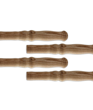 4x Schubkarren Universal Holzgriffe Karrengriff Schiebkarre Schubkarrengriffe Griffe 2