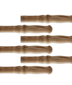 6x Schubkarren Universal Holzgriffe Karrengriff Schiebkarre Schubkarrengriffe Griffe 2