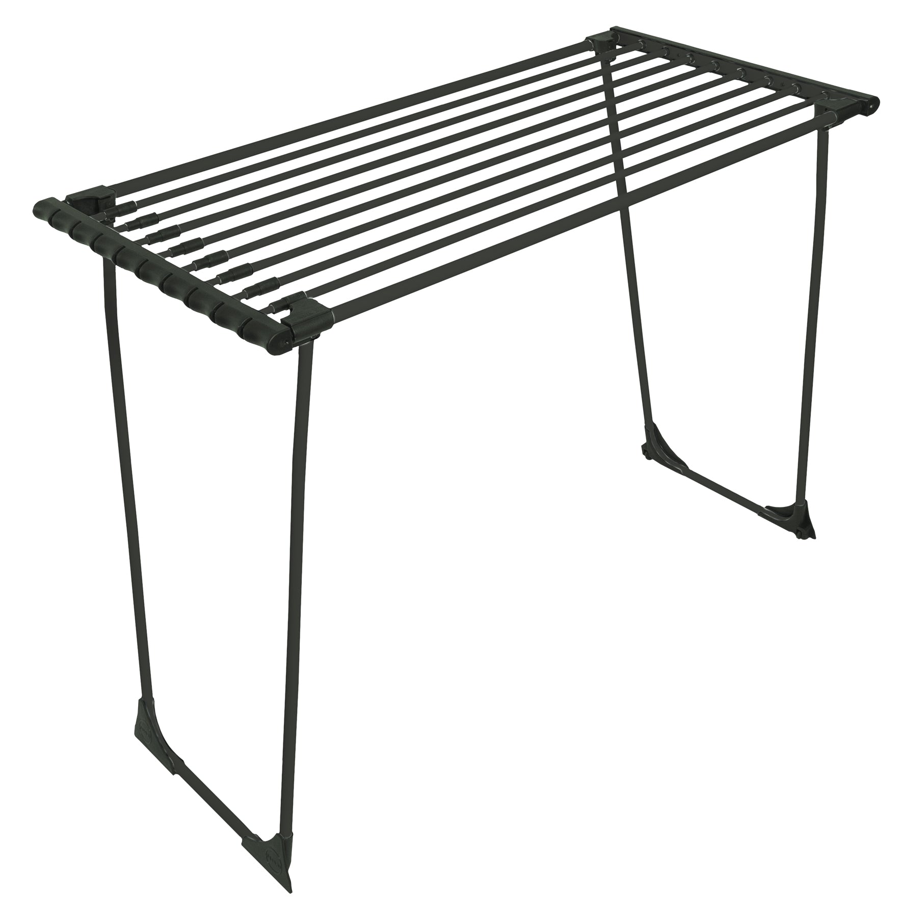 Teleskop Bettwäsche Wäscheständer mit Rollen Dark Edition 3