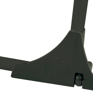 Teleskop Bettwäsche Wäscheständer mit Rollen Dark Edition 4