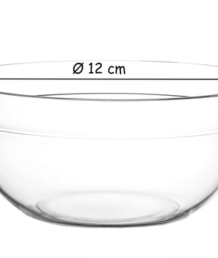 6er Set Dessertschalen Ø 12cm aus Glas 330ml - Made in France - Glasschale, Dipschalen, Snac 5