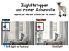 Zugluftstopper für Fenster 120cm - 100% Schurwolle - Beige - Luftzugstopper Durchzugstopper 4