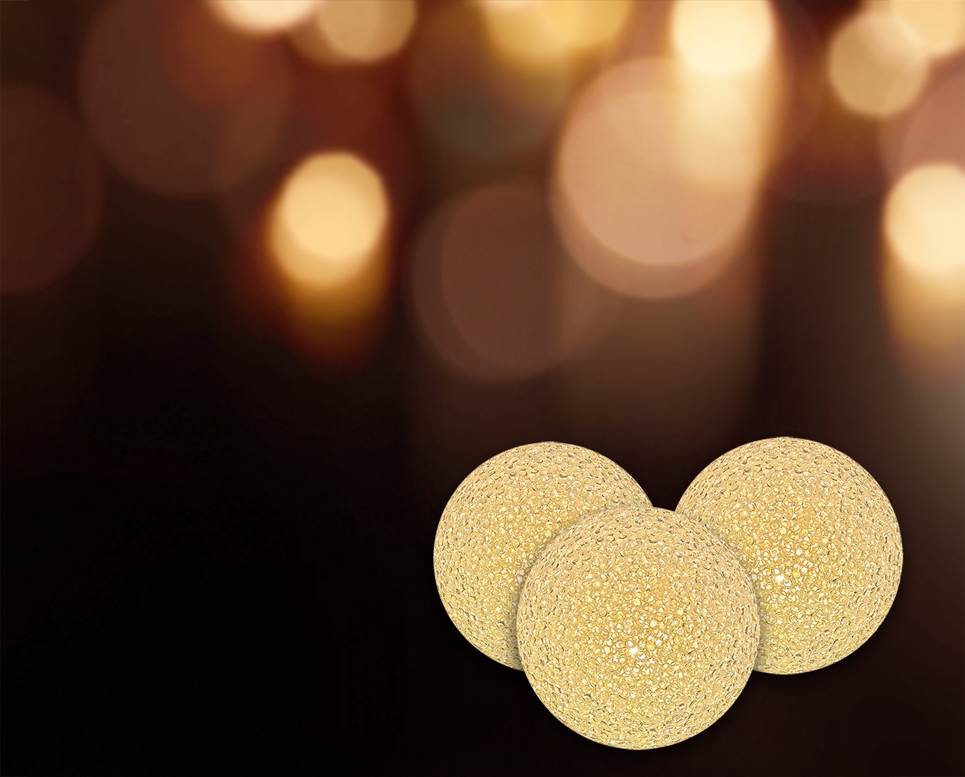 3x LED Kugel mit 6 Stunden Timer - warmweiß - 8 cm - Leuchtkugel für Innen 4