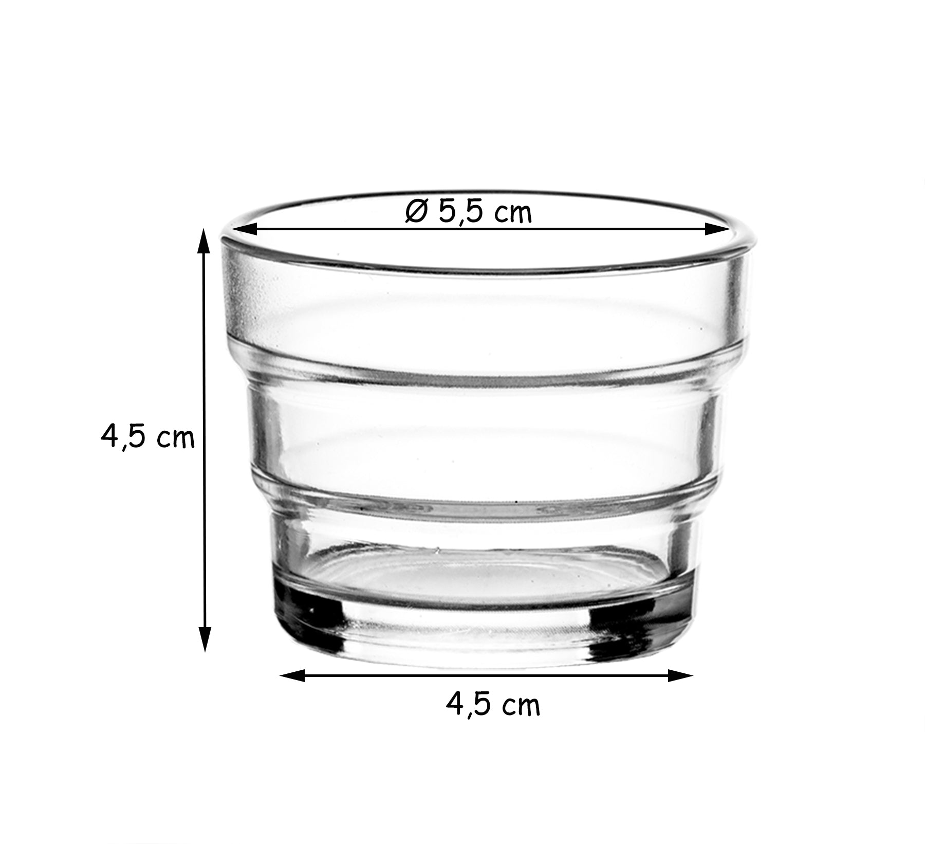 36er Set Teelichtgläser hoch - Made in Germany - Teelichthalter aus Glas 5