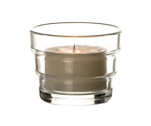 60er Set Teelichtgläser hoch - Made in Germany - Teelichthalter aus Glas 2