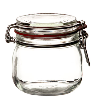 12er Set Drahtbügelgläser 600ml - Einmachgläser mit Bügelverschluss, Einweckgläser 2