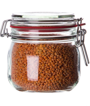 12er Set Drahtbügelgläser 600ml - Einmachgläser mit Bügelverschluss, Einweckgläser 4