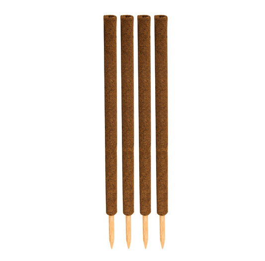 BigDean 4er Set Pflanzstäbe Kokos 110 cm - Monstera Rankhilfe Rankstäbe Stab Moosstäbe Pflanzenstäbe Kokosstäbe für Pflanzen - aus natürlicher Kokosfaser - verlängerbar image 2