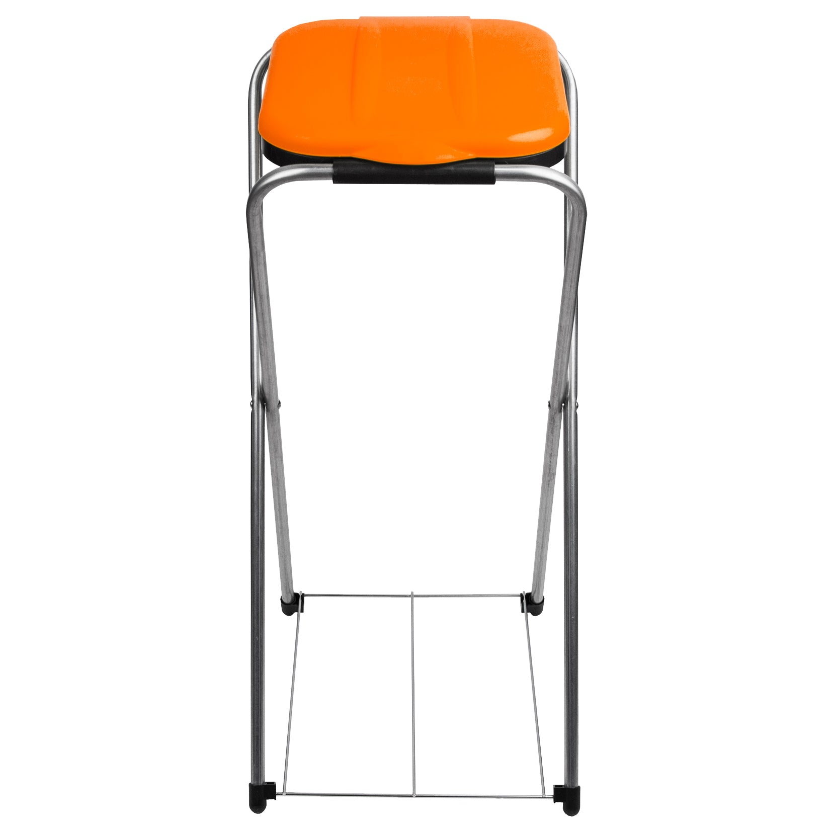 BigDean Müllsackständer EasyFix ORANGE 120L - Müllbeutelhalter mit Gitterboden - Müllsackhalter Metall Mülltütenhalter Gelber Sack Ständer image 3