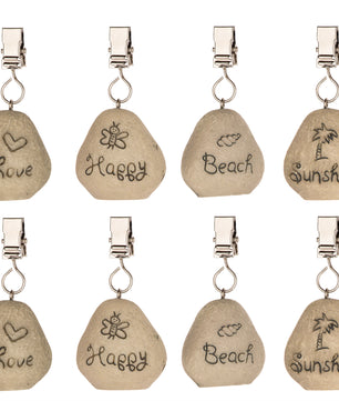 8er Set Tischdeckenbeschwerer - Tischdecken Beschwerer für draußen