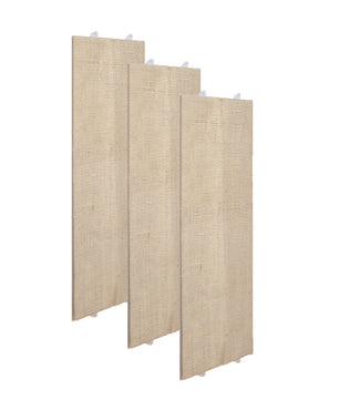 3er Set Kratzbrett Ecke Katzenbrett Kratzmöbel Wand 80cm