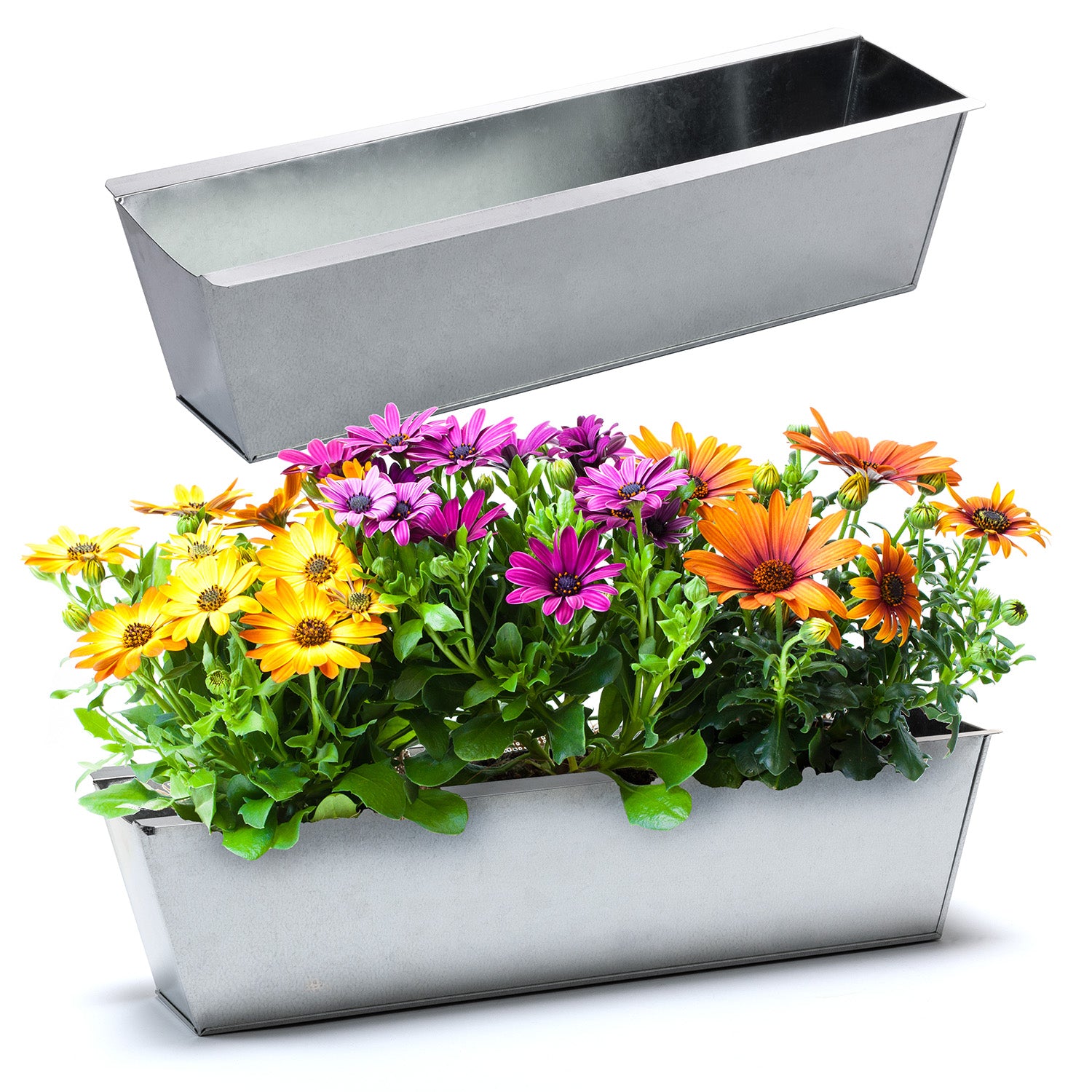 Europalette Blumenkasten verzinkt - Menge wählbar