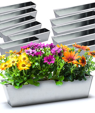 Paletten Blumenkasten 12x Kräuterbeet verzinkt