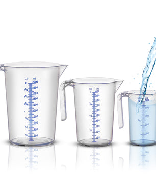 Messbecherset 3 Größen PP lebensmittelecht