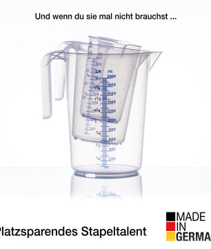 Messbecherset 3 Größen PP lebensmittelecht 4