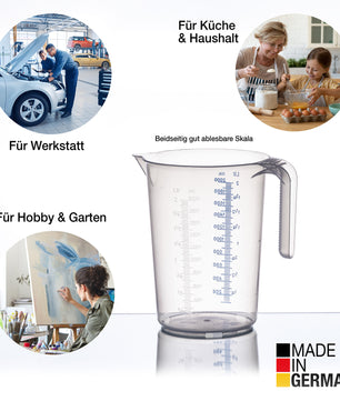 Messbecherset 3 Größen PP lebensmittelecht 5