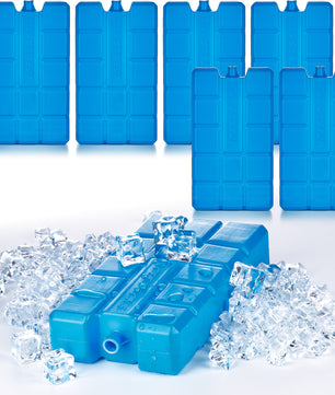 6er Set Kühlakkus je 200ml - 12h lange Kühlung - perfekt für Kühltasche & Kühlbox