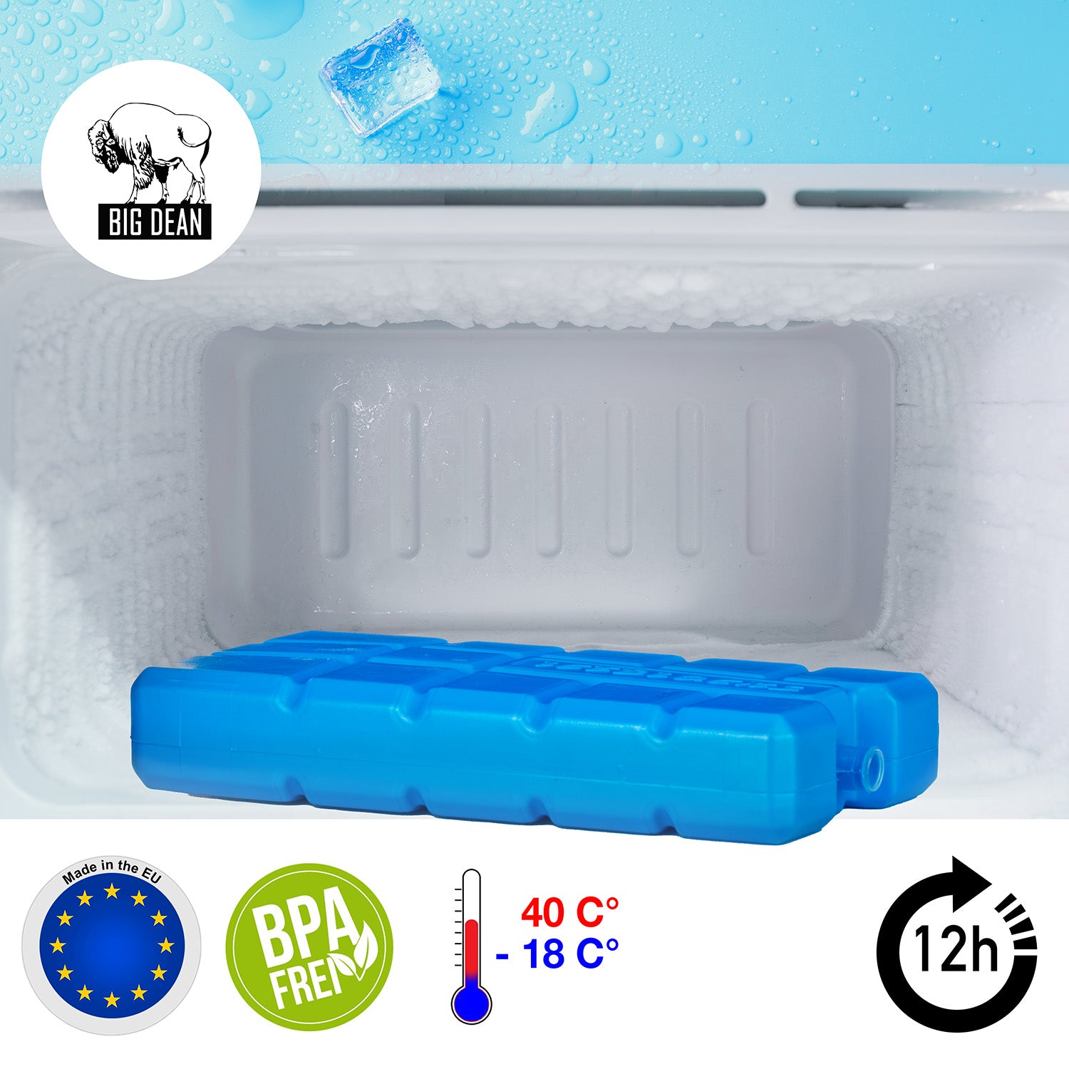 8er Set Kühlakkus je 200ml - 12h lange Kühlung - perfekt für Kühltasche & Kühlbox 3