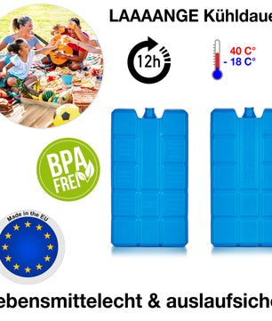 8er Set Kühlakkus je 200ml - 12h lange Kühlung - perfekt für Kühltasche & Kühlbox 4