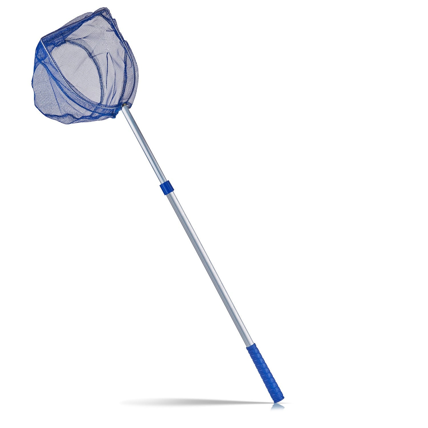 Kescher 75 - 121 cm lang - Teleskopstange - Feinmaschig - Teichkescher Algenkescher Teich 